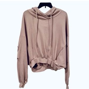 NWT Young Fabulous & Broke Raissa Cropped Hoodie